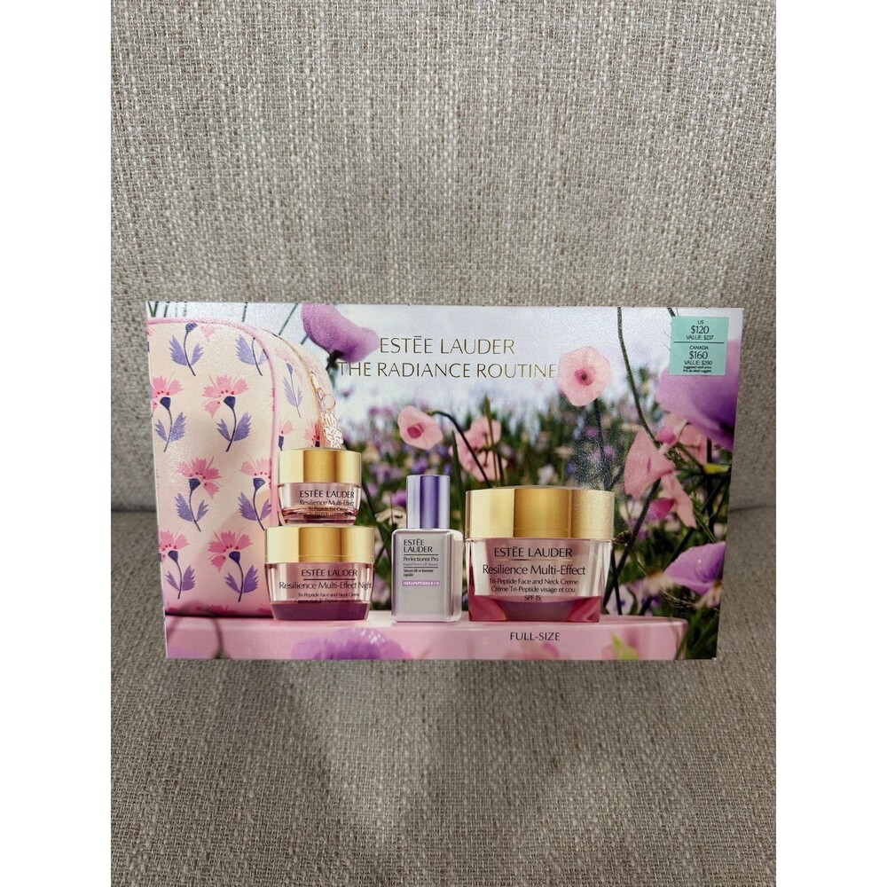 Estee Lauder Resilience Multi effect Radiance Skincare 5pcs Gift Set NIB